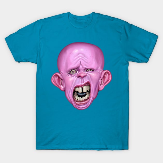 Screaming Head T-Shirt by drawerofdrawings